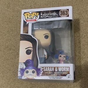Funko Pop! Sarah & Worm Vinyl Figure - White and Blue
